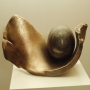 Renate Ruck - Genesis, Bronze mit Eisen, 15x26x14 cm